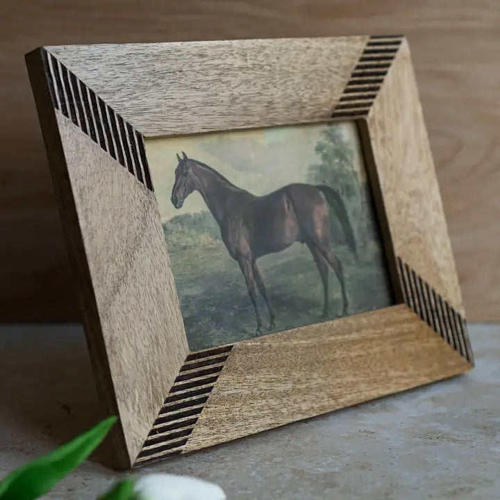 Striped Wood 5x7 Frame