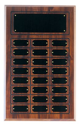 24 Block Plaque