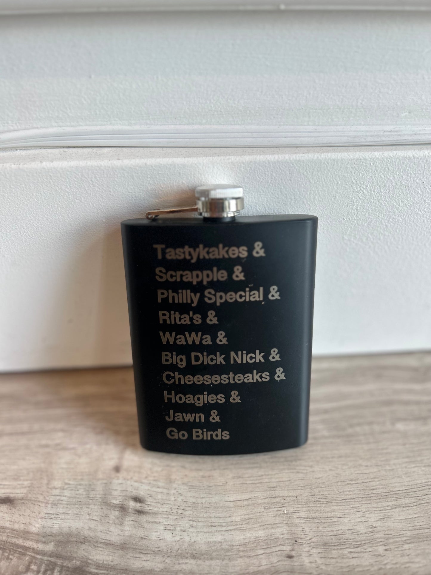 Black Steel Flask