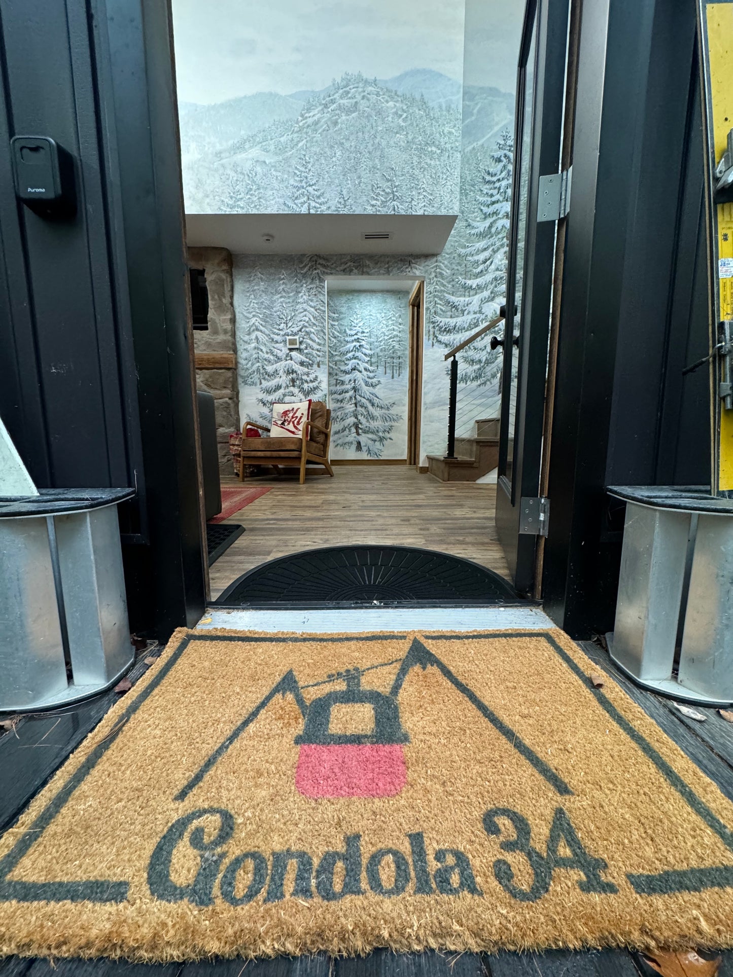 UV welcome mat