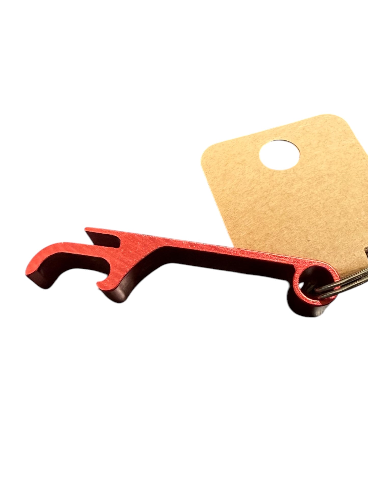Red Bottle Opener Keychain