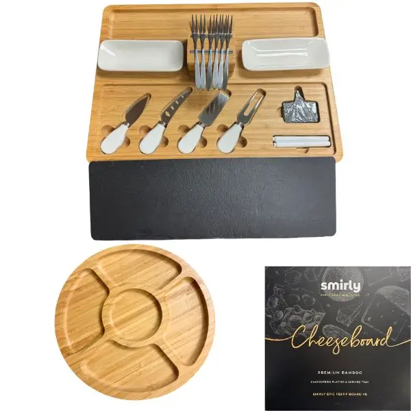 Bamboo & Slate Cheese Tray