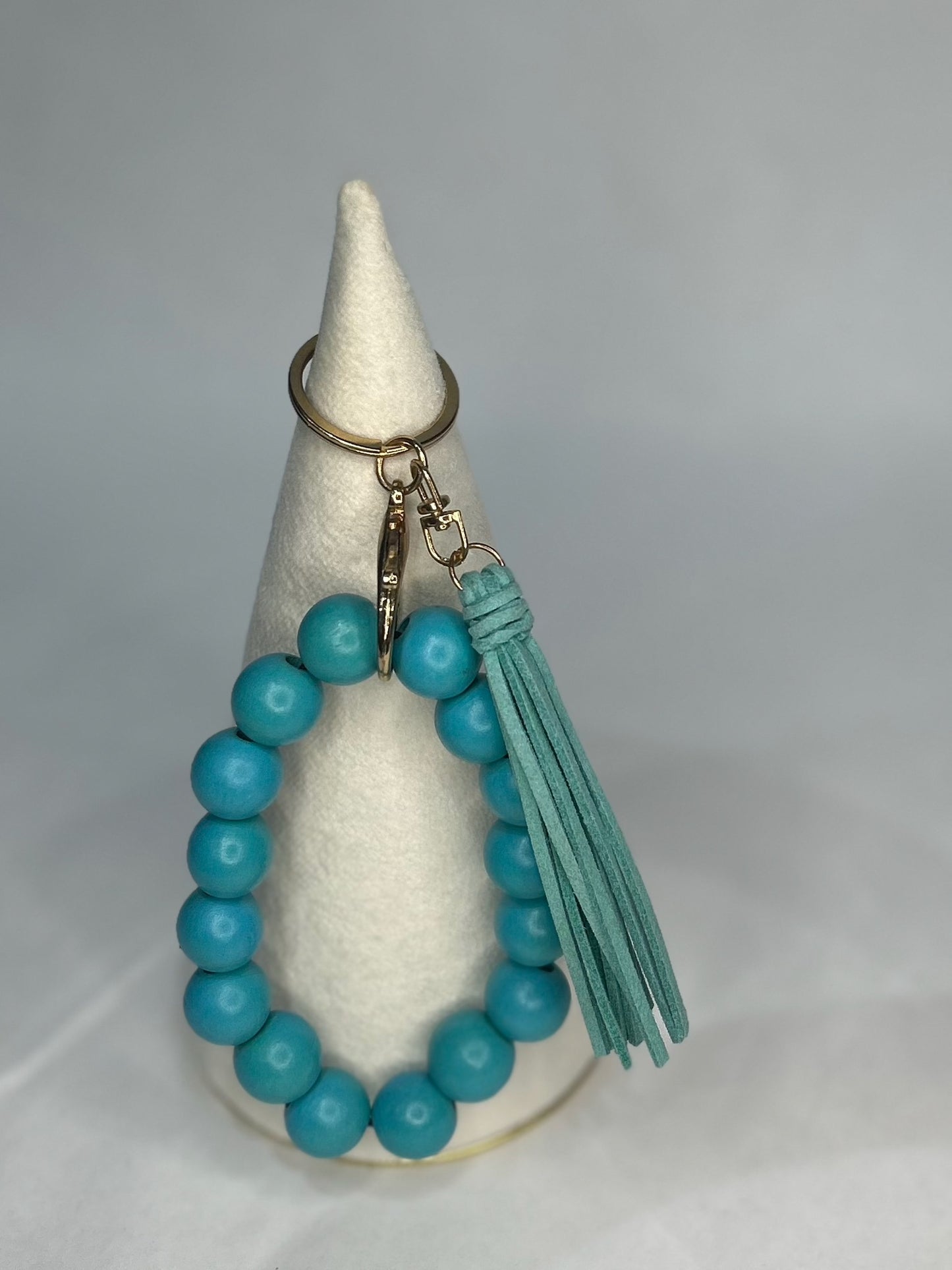 Wood Wristlet Keychain