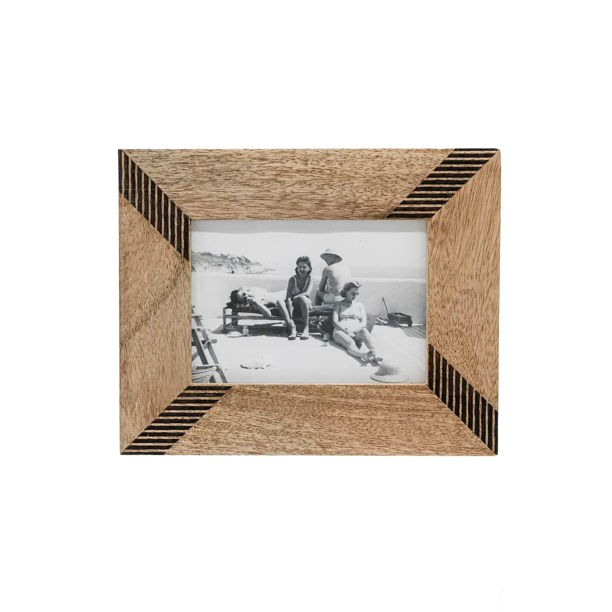 Striped Wood 5x7 Frame