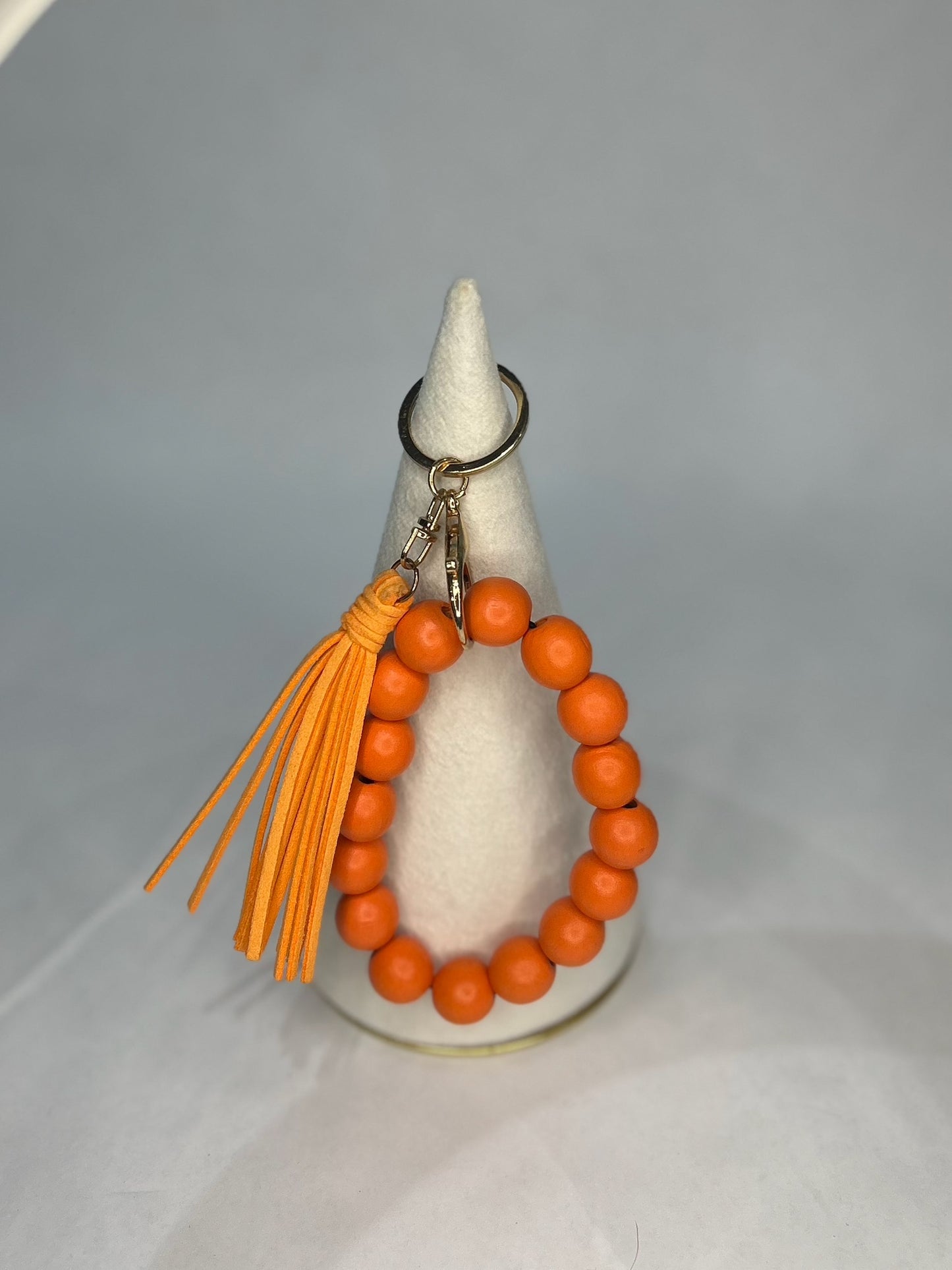 Wood Wristlet Keychain
