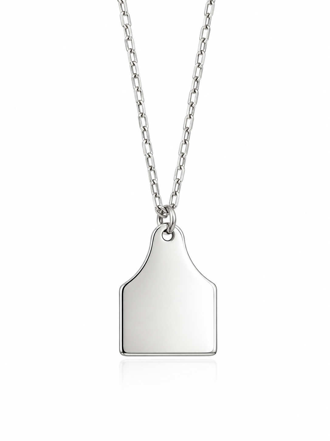 Cow Tag Necklace