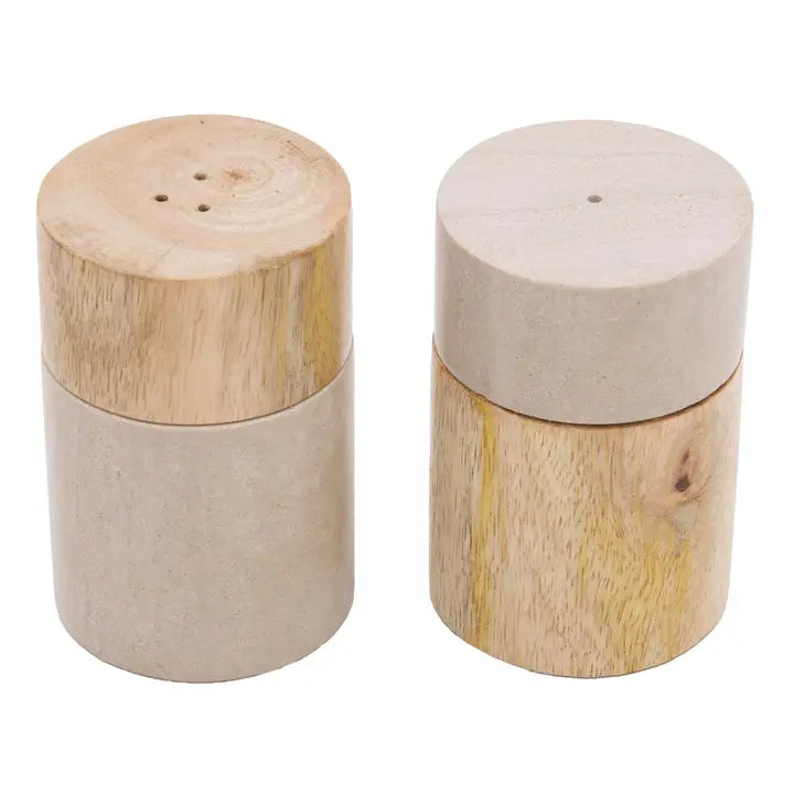 Marble Salt & Pepper Shakers