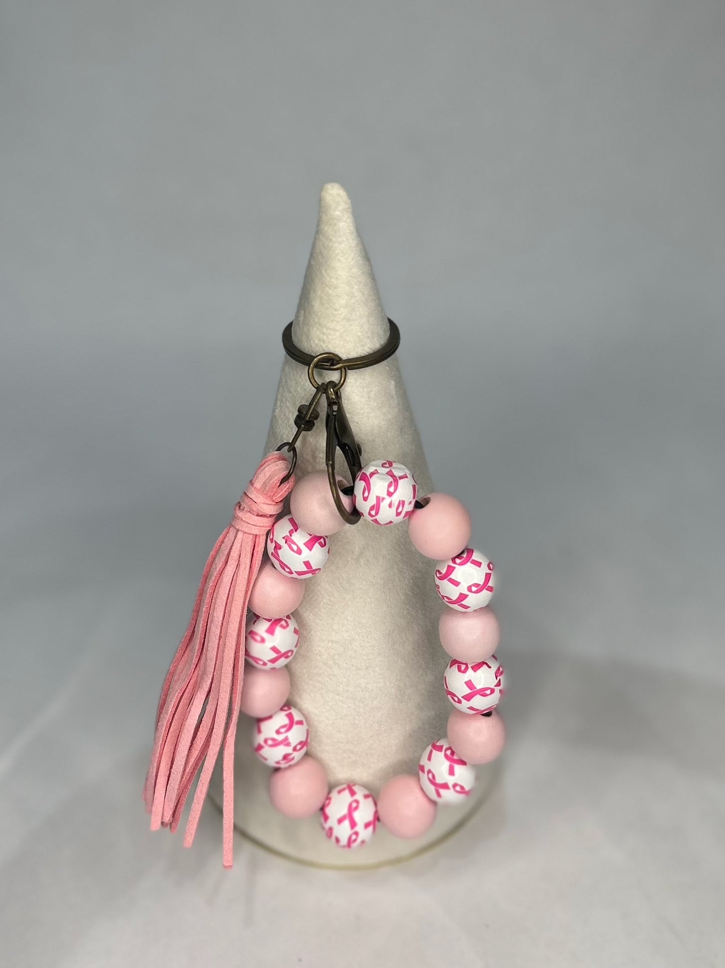Wood Wristlet Keychain