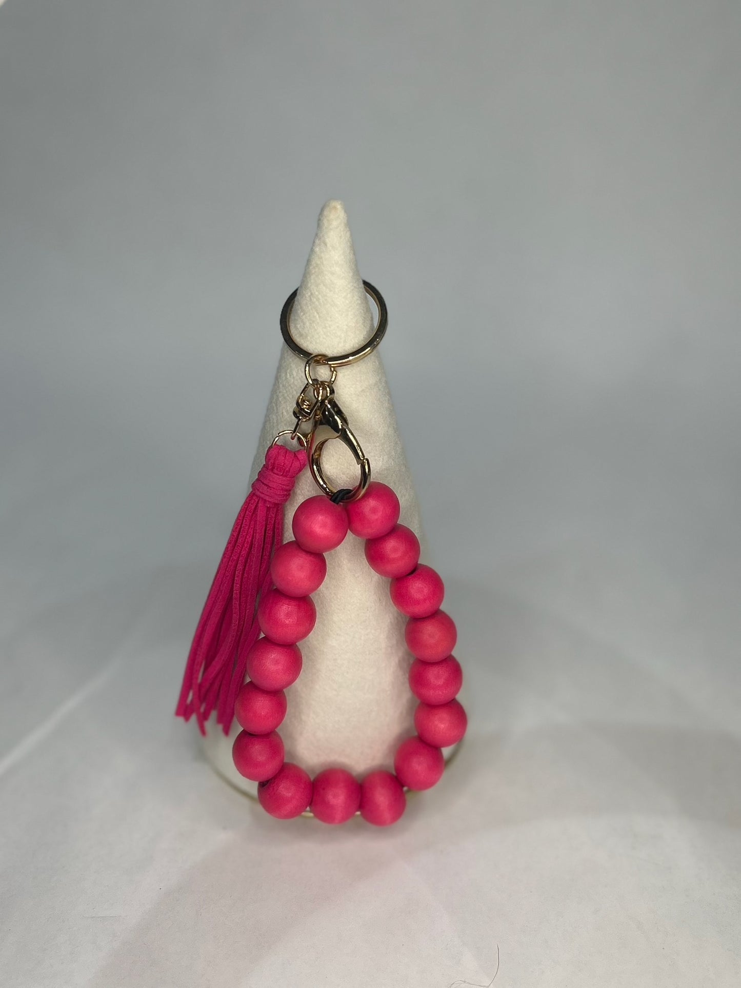 Wood Wristlet Keychain