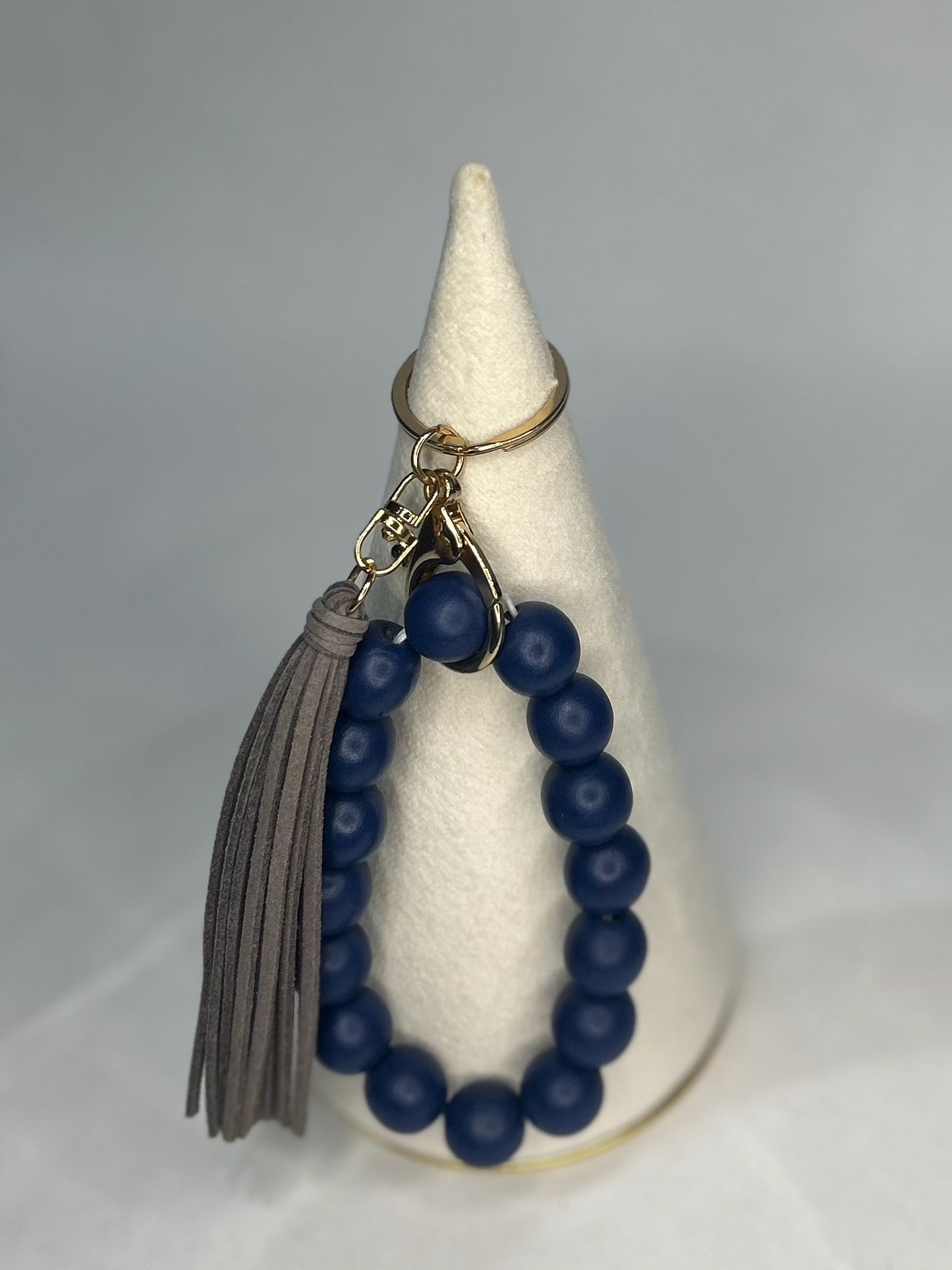 Wood Wristlet Keychain