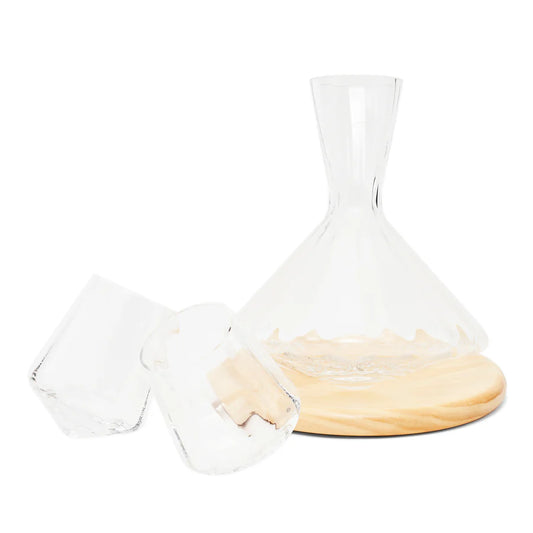 Joshua Steinberg Adele Rolling Decanter & Wine Cups