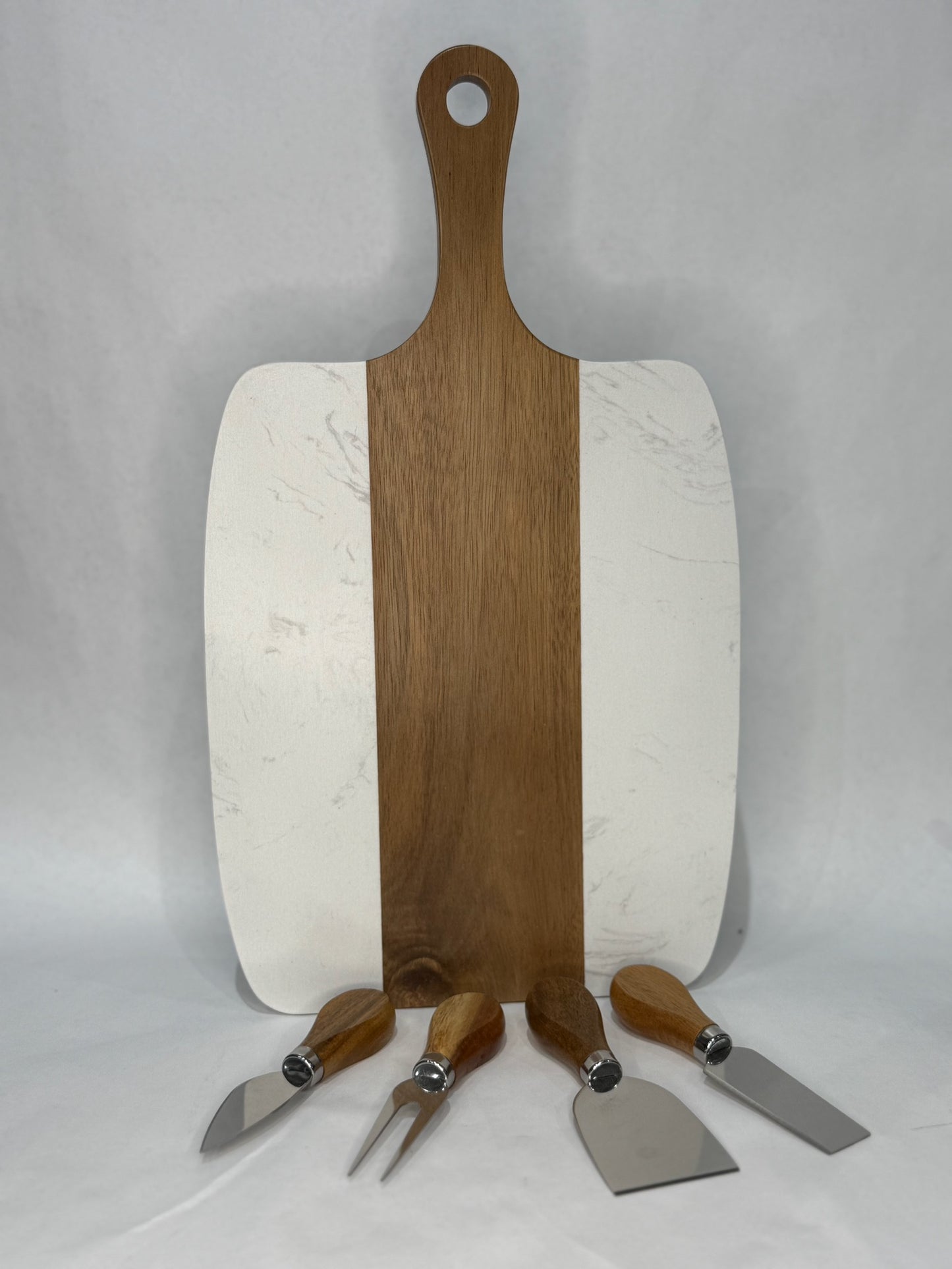 Acacia & Marble Board
