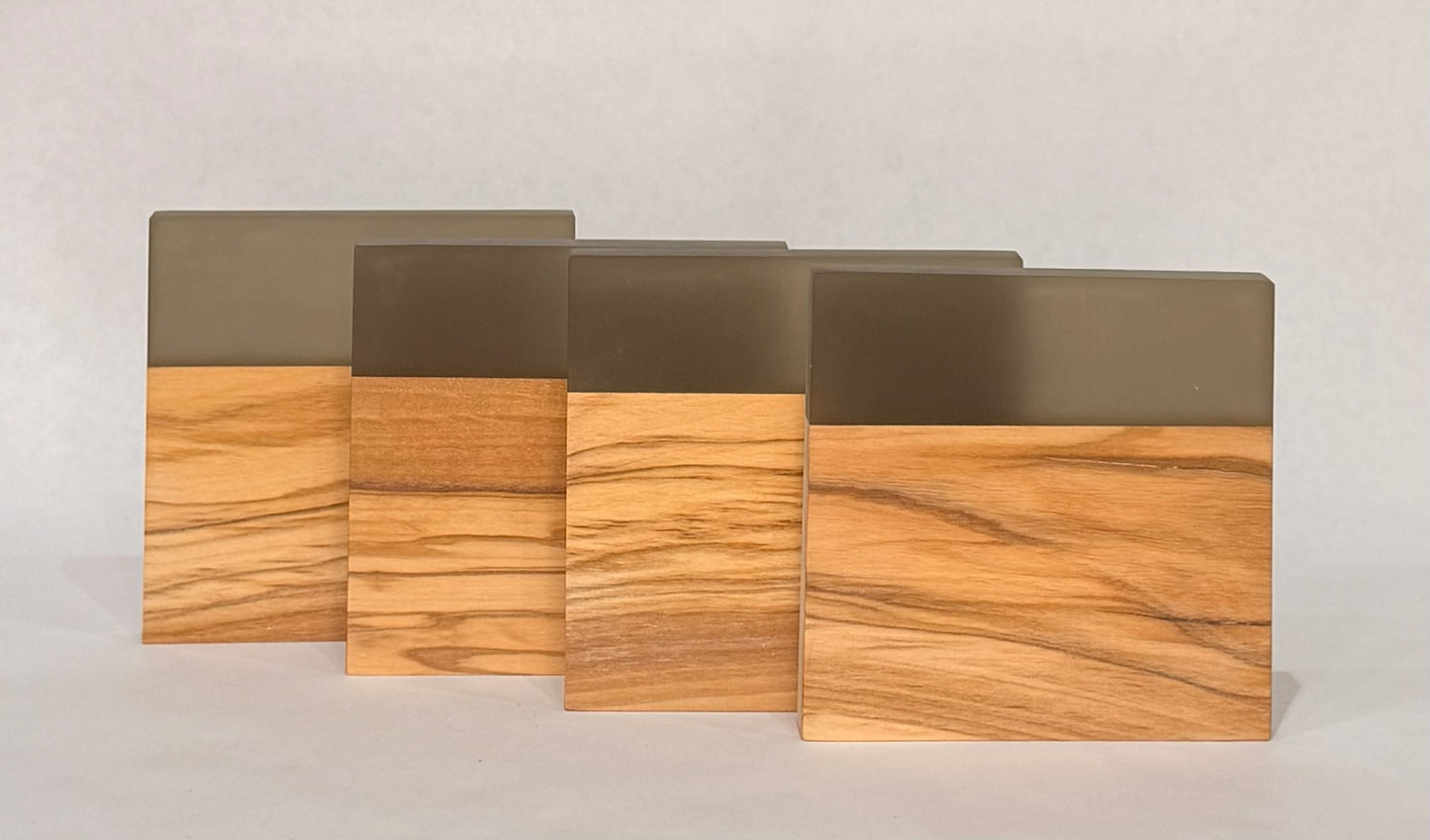 Resin & Olive Wood Coasters