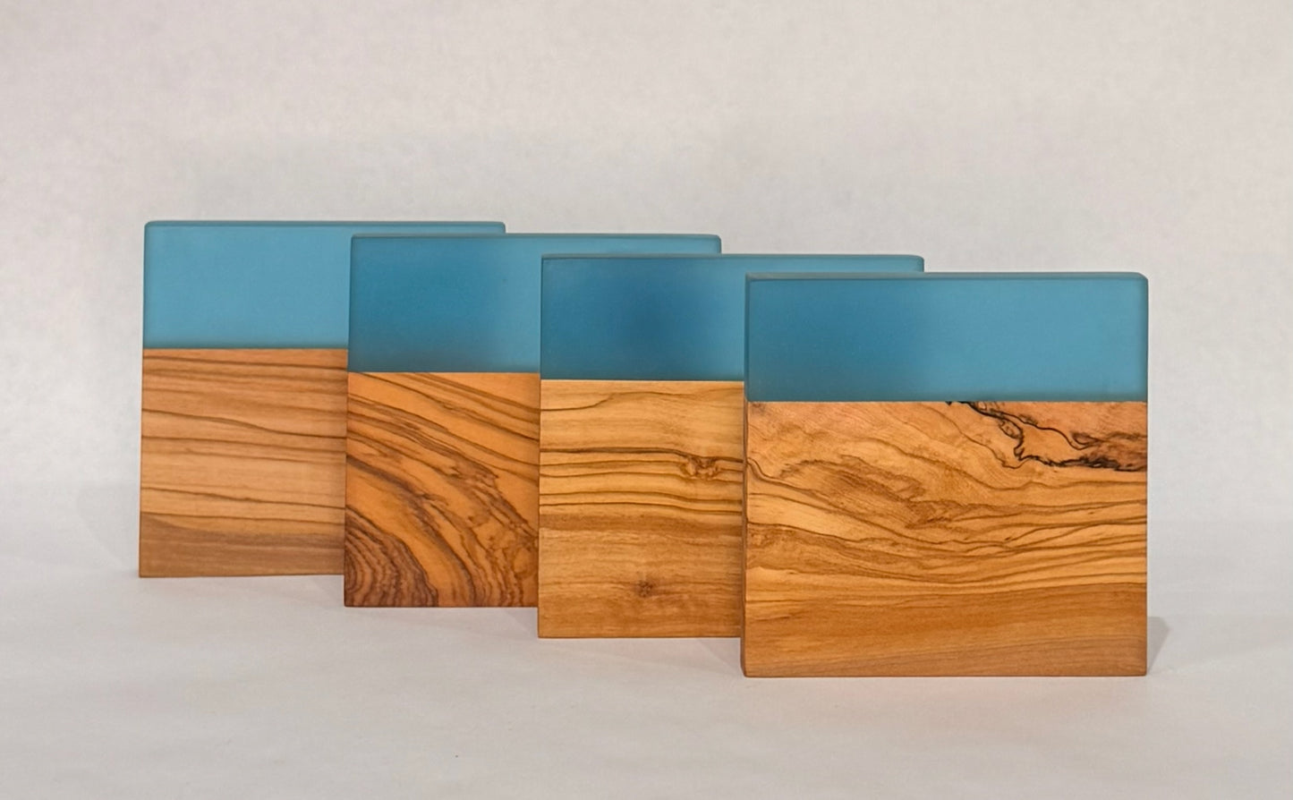Resin & Olive Wood Coasters