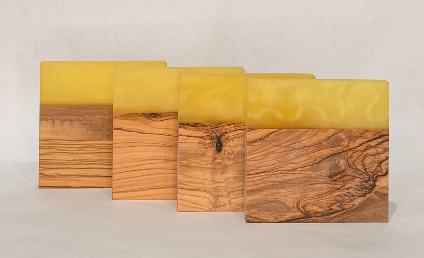 Resin & Olive Wood Coasters