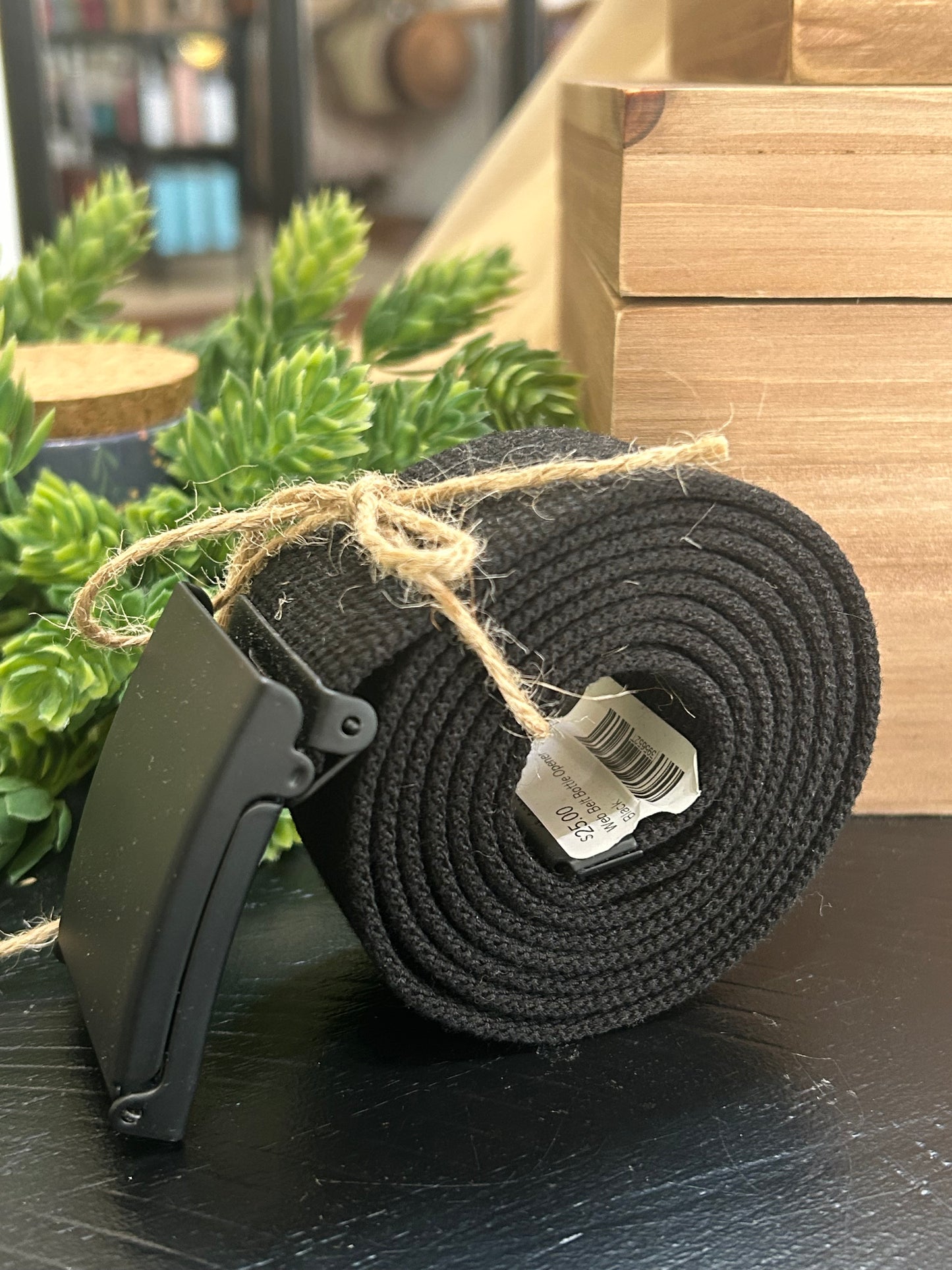 Web Belt Bottle Opener