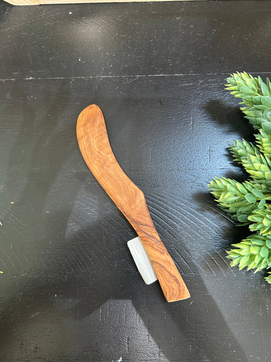 Olive Wood Cheese Knife