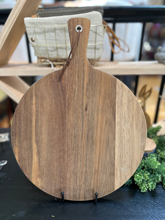 Round Acacia Board
