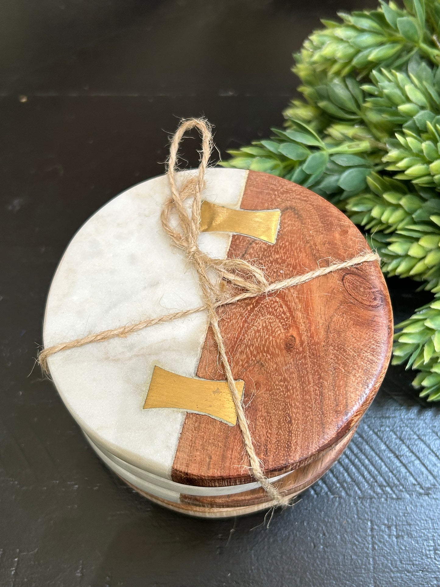Marble Coasters 4pk