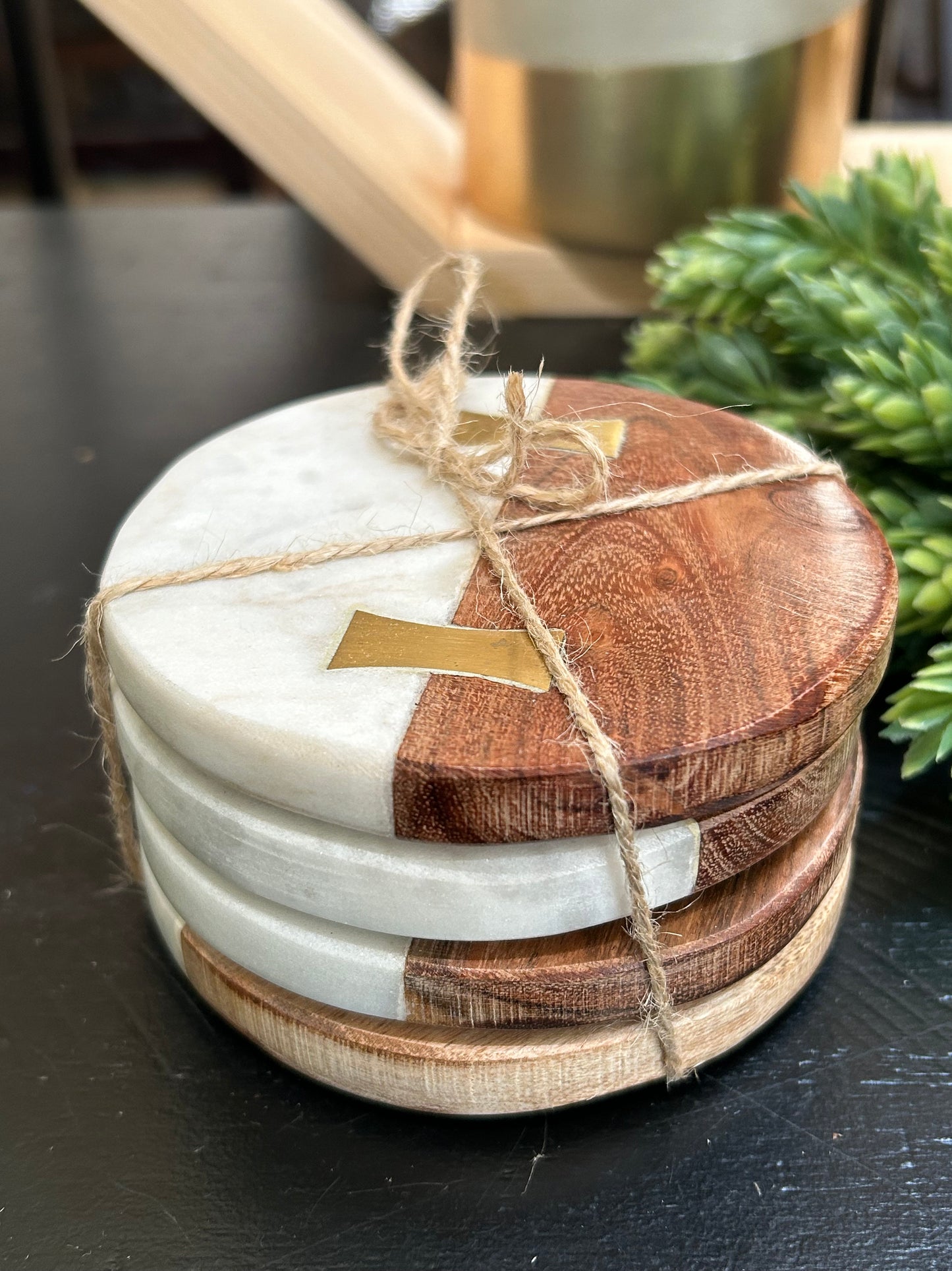 Marble Coasters 4pk