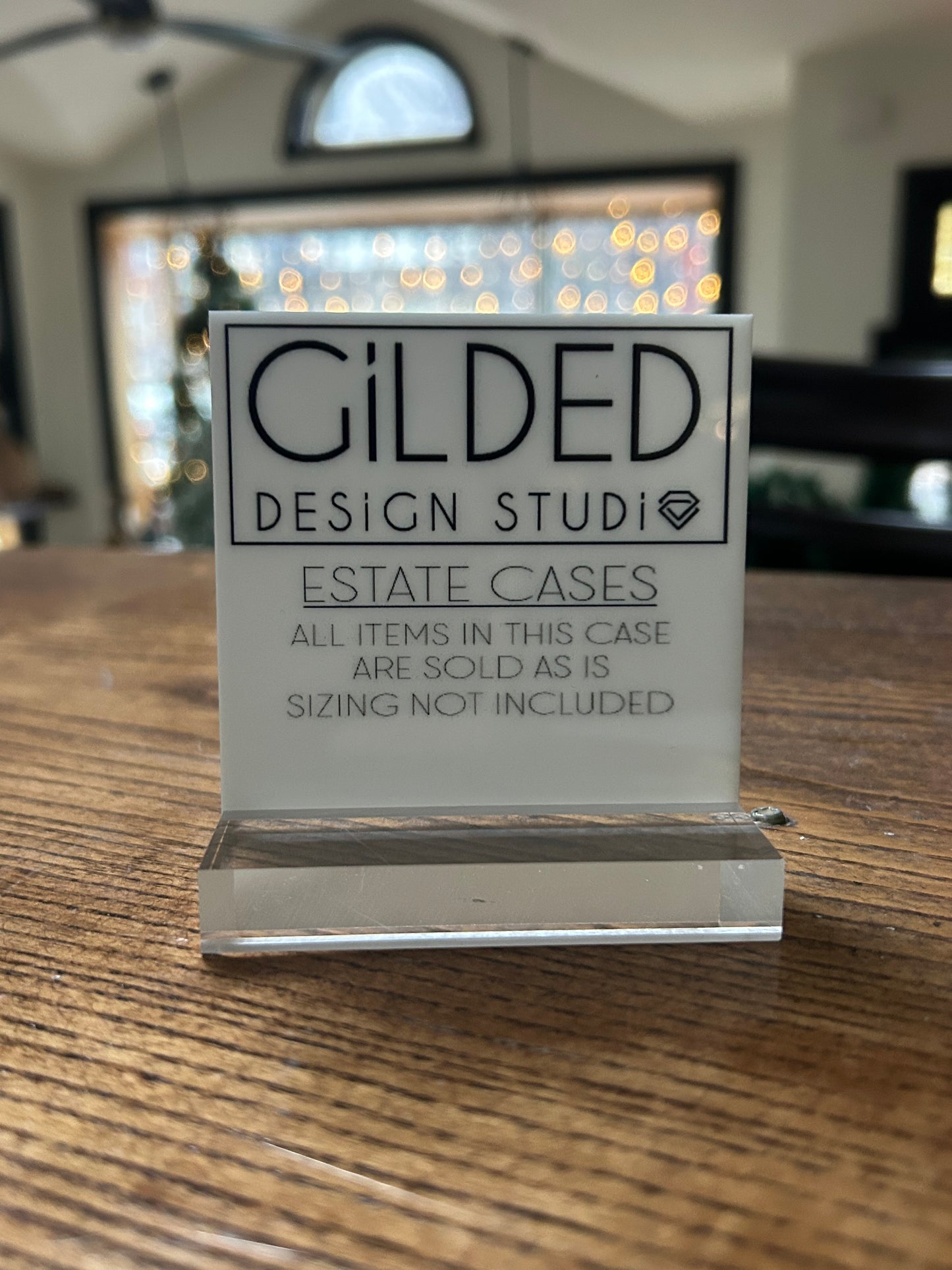 Acrylic Custom sign