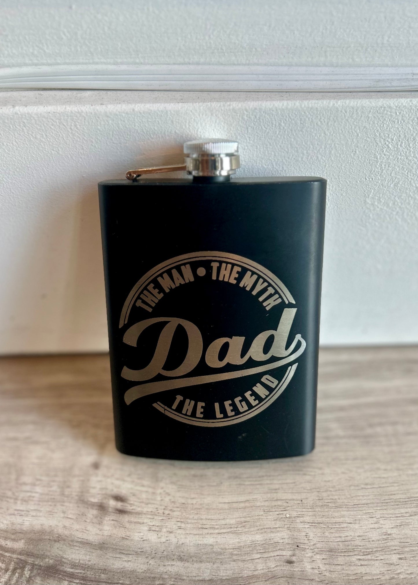 Black Steel Flask