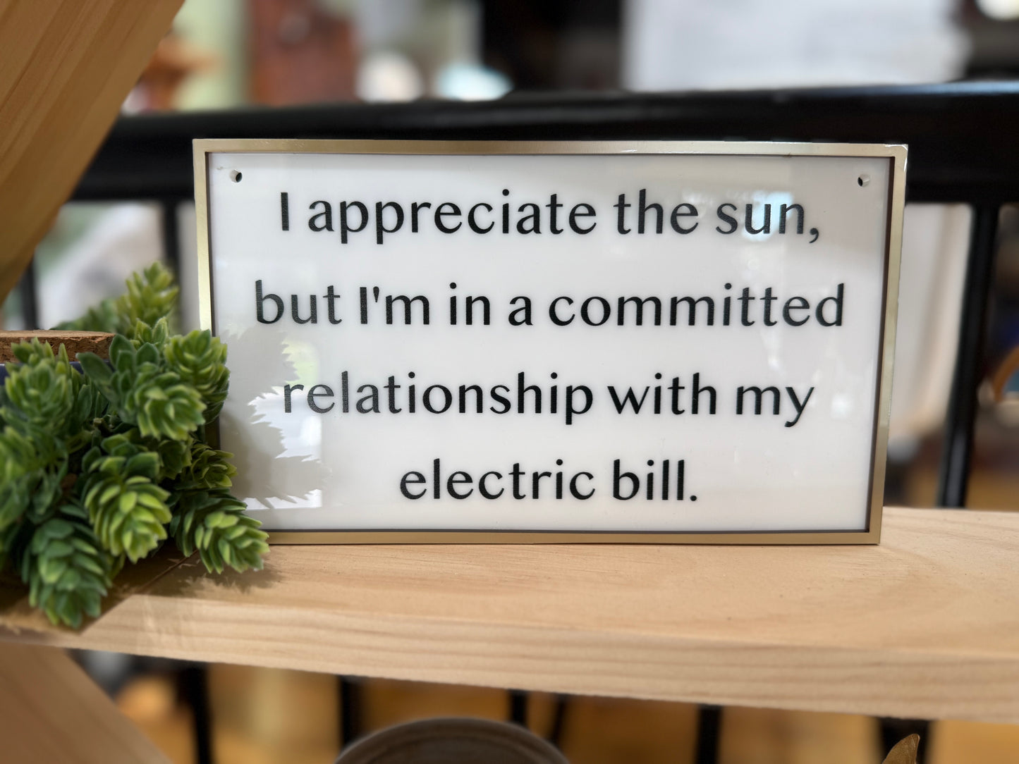 Acrylic UV Sign