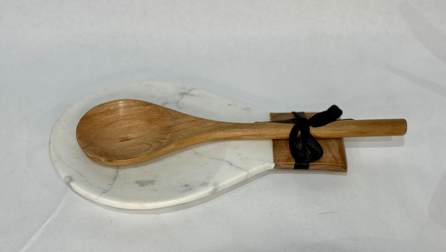 Spoon Rest w/ Wood Spoon