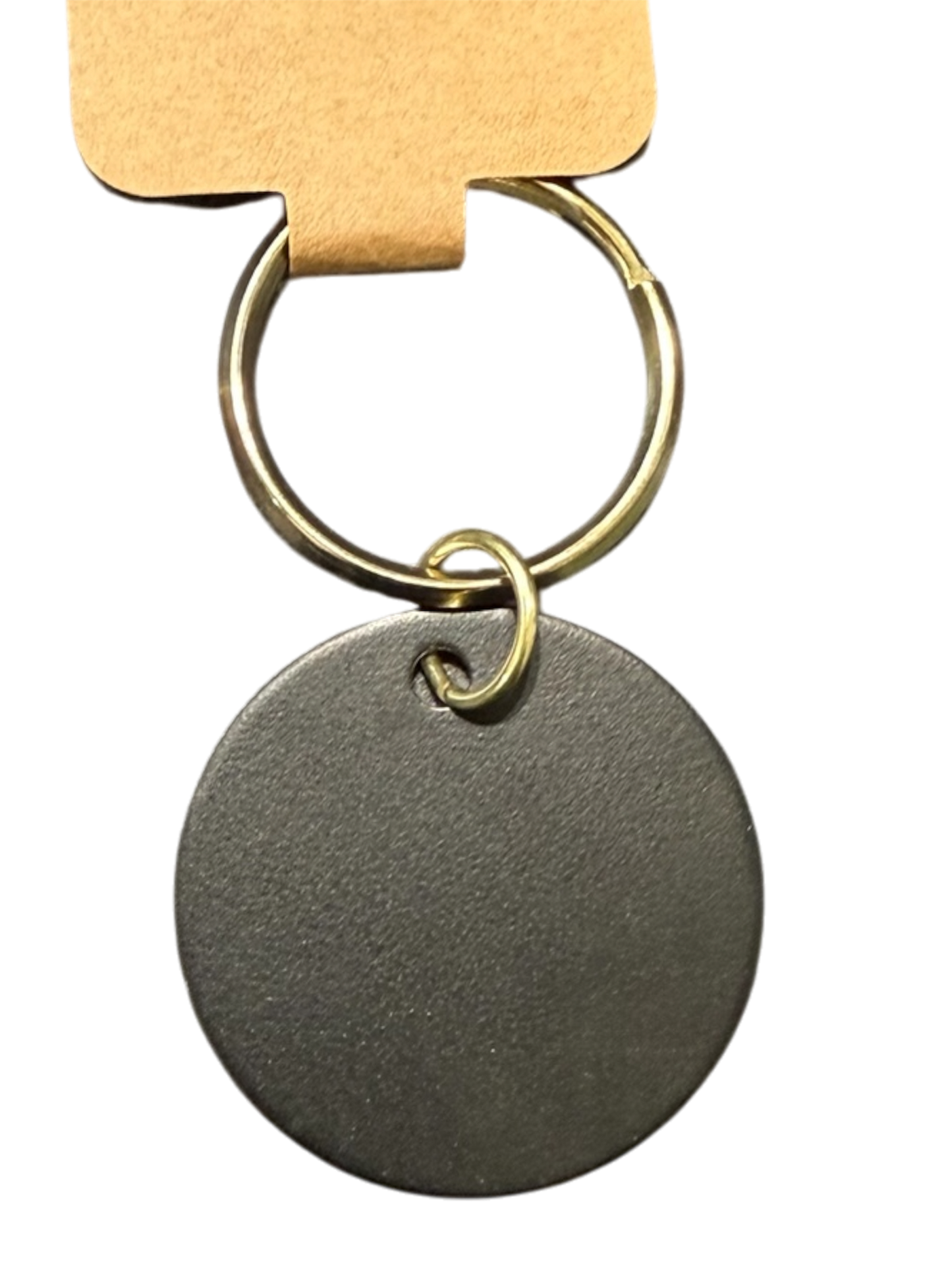 Black Metal Keychain