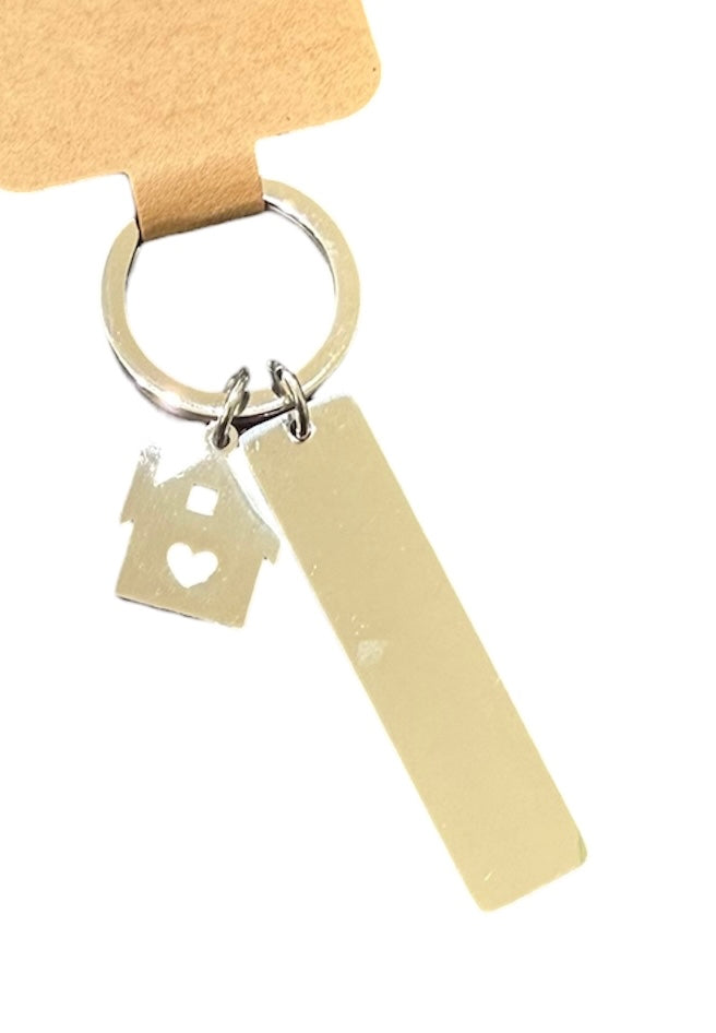 House and Pendant Keychain