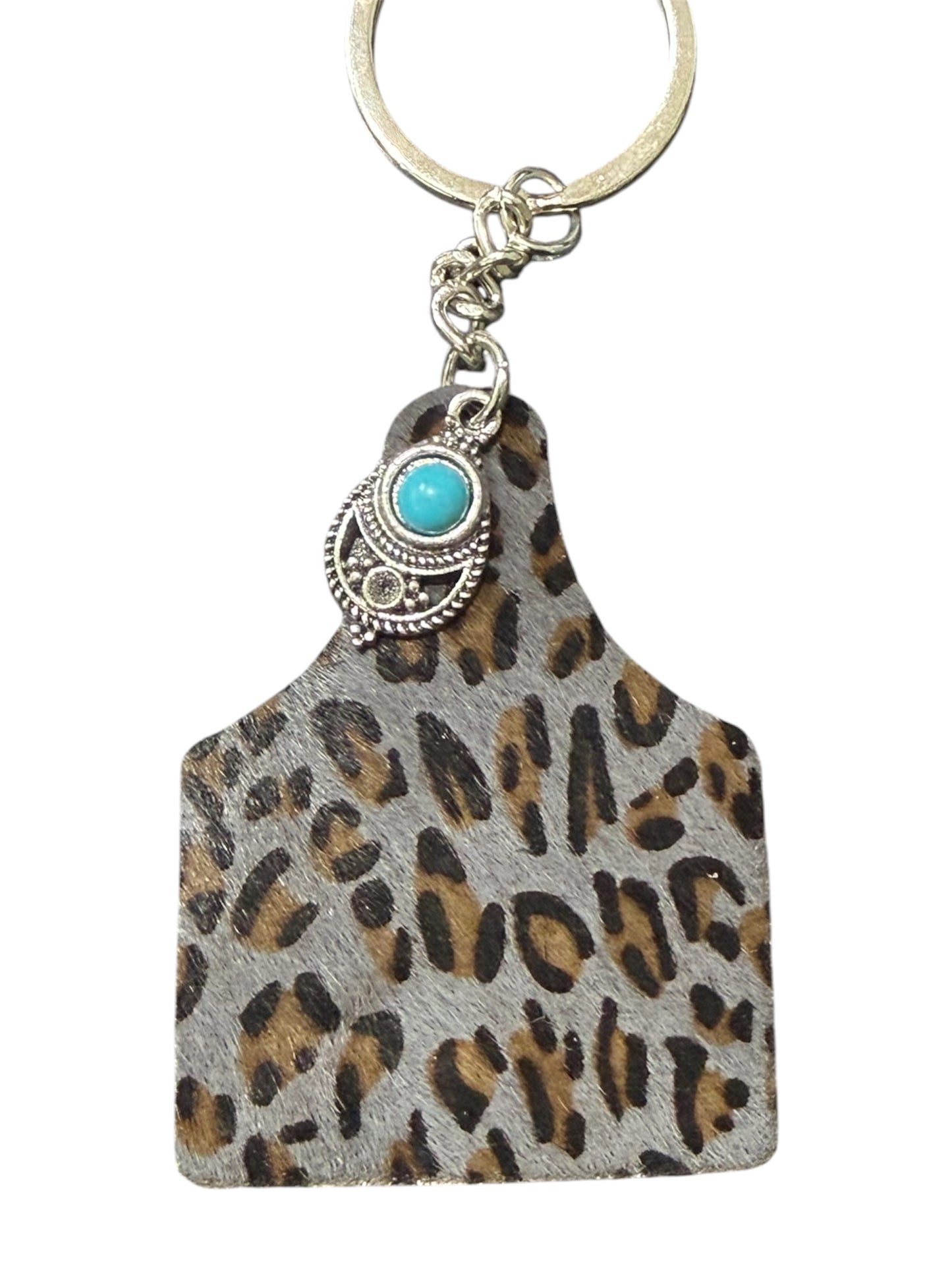 Cow Tag Keychain