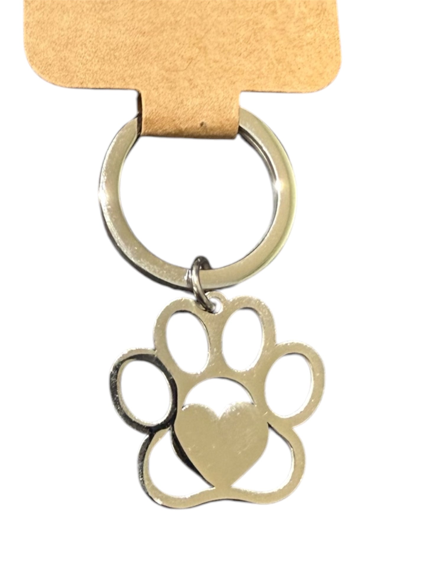 Paw Heart Keychain