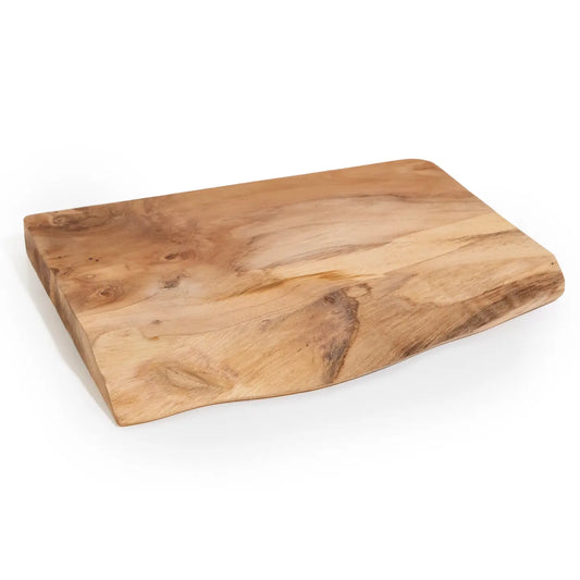 Live Edge Teak Slice Charcuterie Board