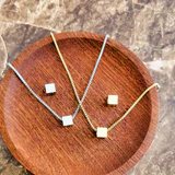 Cube Charm Necklace